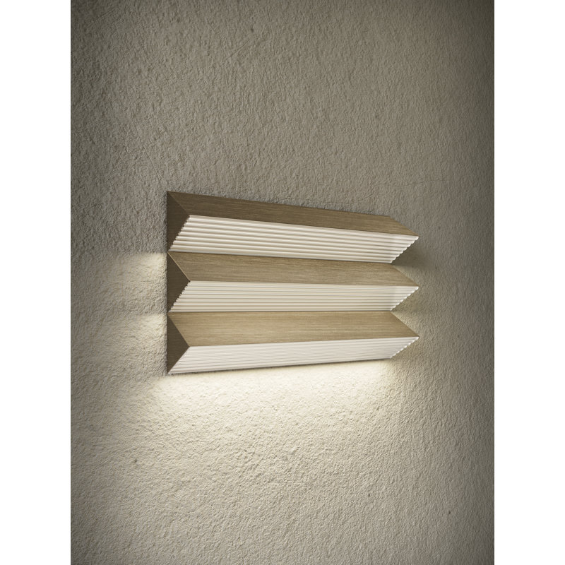 Stick Ap Trio Mounted Sconce, Satin Golden Nickel