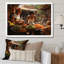 «African Vibrant Market I», reproduction d'art sur toile-585678413-585678256