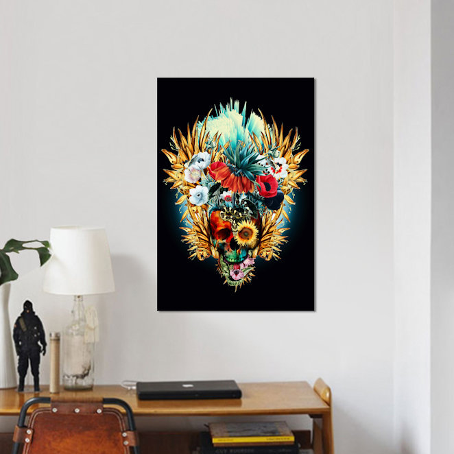 «Floral Vivid I», impression sur toile, H 60 po x l 40po x P 1,5 po, Toile tendue, Pas de tapis