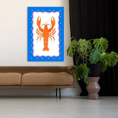 Homard, art mural contemporain