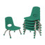 Chaise empilable 8 "avec glissières à billes, paquet de 6-128720627