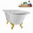 62" Streamline Clawfoot Tub,Tray,Drain, Clawfeet-101628980-102218224