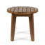 Table d'appoint d'extérieur en bois d'acacia 16 po, finition teck-940531802-940531801