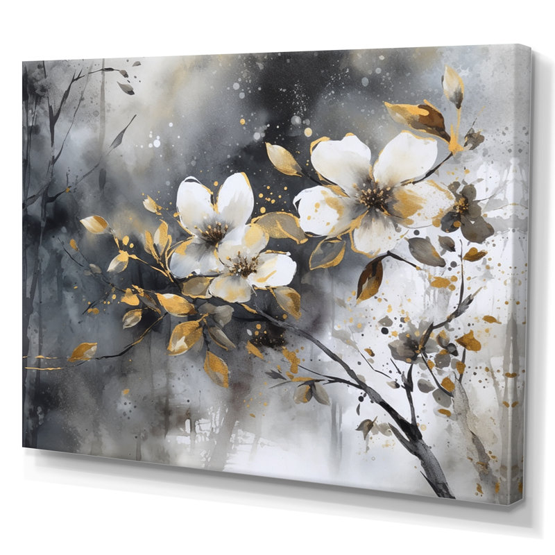 Ruckmani Daisy Tranquility sur impression sur toile, H 12 po x l 20 po x P 1 po, Toile tendue