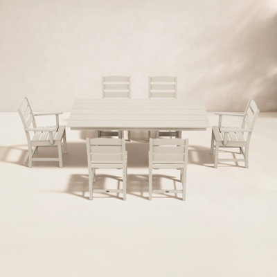 Lakeside 7-Piece Farmhouse Dining Set