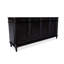 Banc de rangement noir pour chaussures en bois manufacturé-209881029