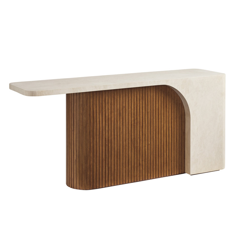 La Costa 71'' W Marble Console Table