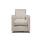 Sterne Leather Swivel Armchair