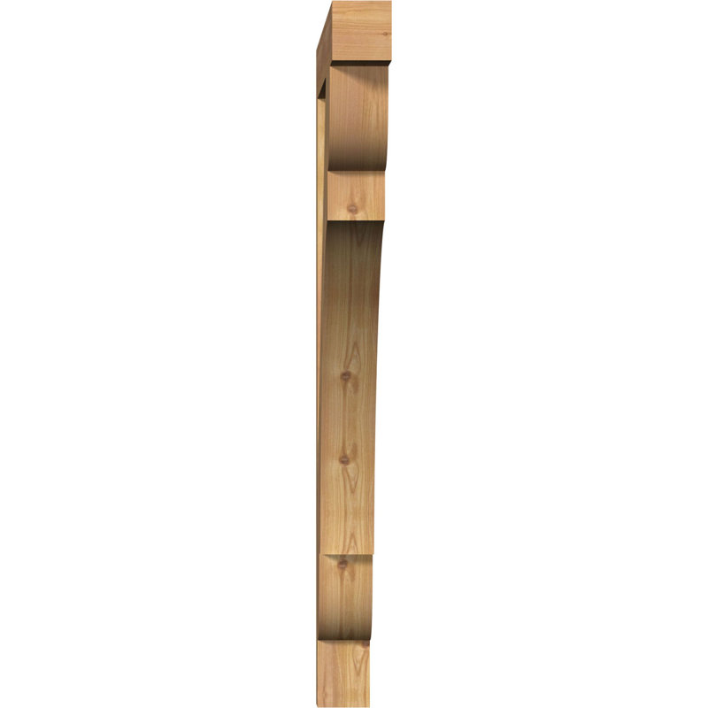 Support de bloc olympique, H 44 po x P 36 po, Cèdre rouge de l'Ouest de l 3 1/2 po (lisse)