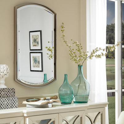 Metal Curved Wall Mirror