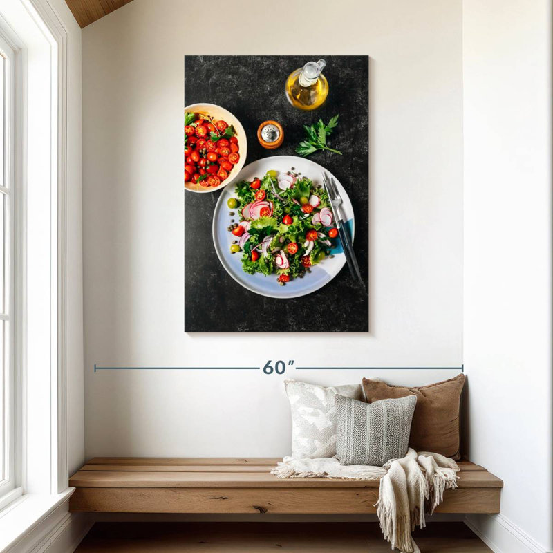 Yarlin Vegan Salad, 45" H x 30" W