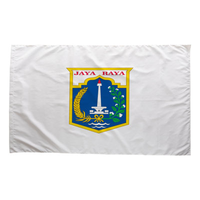 Drapeau de la ville de Jakarta — Drapeau extérieur