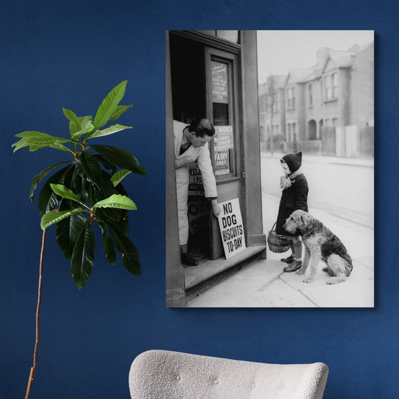 No Dog Biscuits - Wrapped Canvas Print, 61cm H x 41cm W x 4cm D