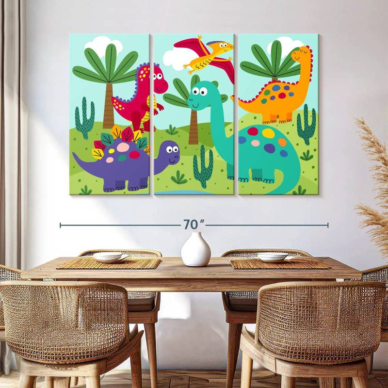 Dinosaures amis Ashelle, H 32 po x l 50 po