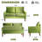  56" Velvet Sofa For Small Spaces, Compact Living Room & Apartment Furniture, Easy To Clean And Space Saving Design-685734030