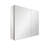 Recessed & Surface Mount Medicine Cabinet With Mirror, Adjustable Shelves And Soft-Close Hinges-1530228075