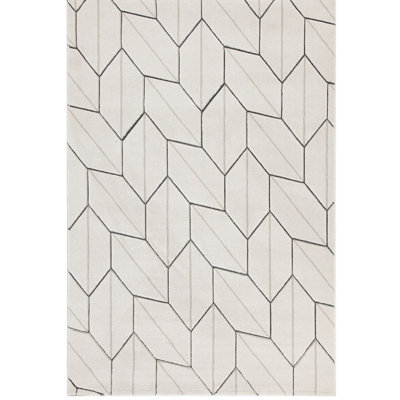 Rectangle Geometric Area Rug