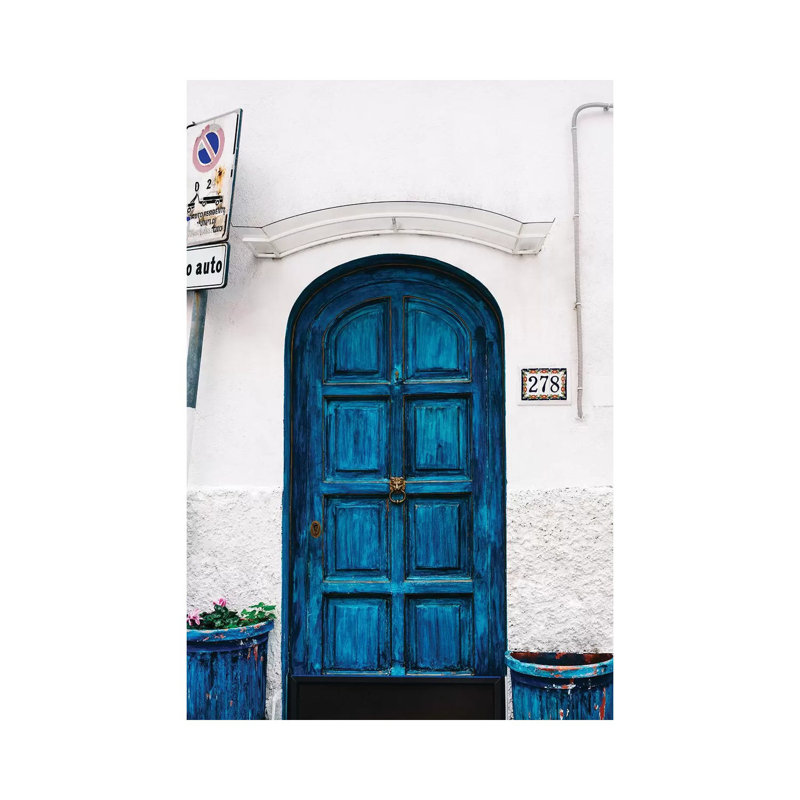 Amalfi Coast Door by Bethany Young - Print on Canvas, 101.6cm H x 66.04cm W x 1.91cm D, Wrapped Canvas