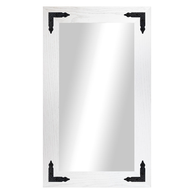 Miroir Gracie Oaks, 22 po x 33 po, Blanc