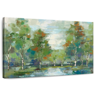 Avery, forêt, aube, turquoise