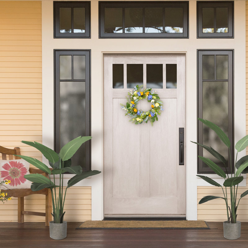 Faux Pine Polyester 24'' Wreath