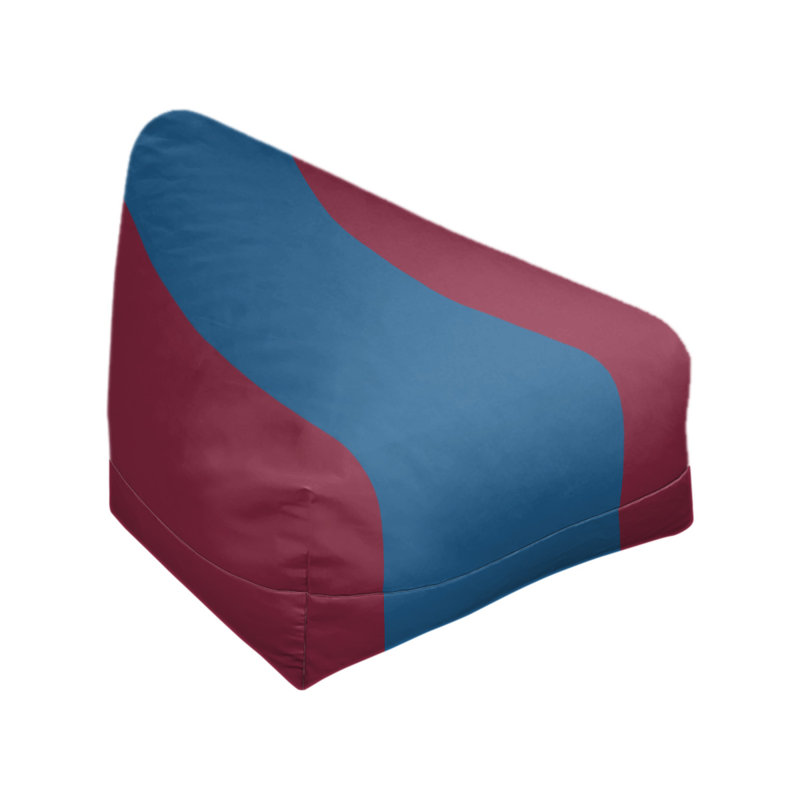 Sac de pois classique, H 30 po x l 27 po x P 27 po, Bourgogne / bleu bébé