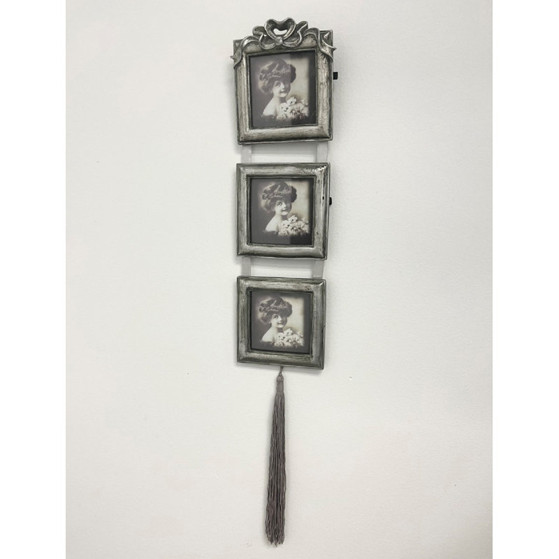 Grey Embossed Picture Frame