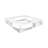 Ivy Bronx® 6X6x1" Acrylic Riser With 4" Centre Hole, Paper Weight Clear Acrylic Cube Riser Solid Block 139EAB88C79A4F85B61B9FECB848E7A4