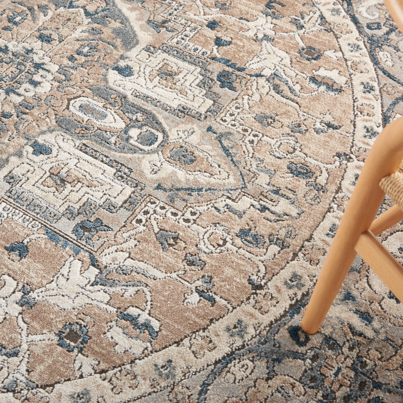 Oriental Area Rug, Round 239cm