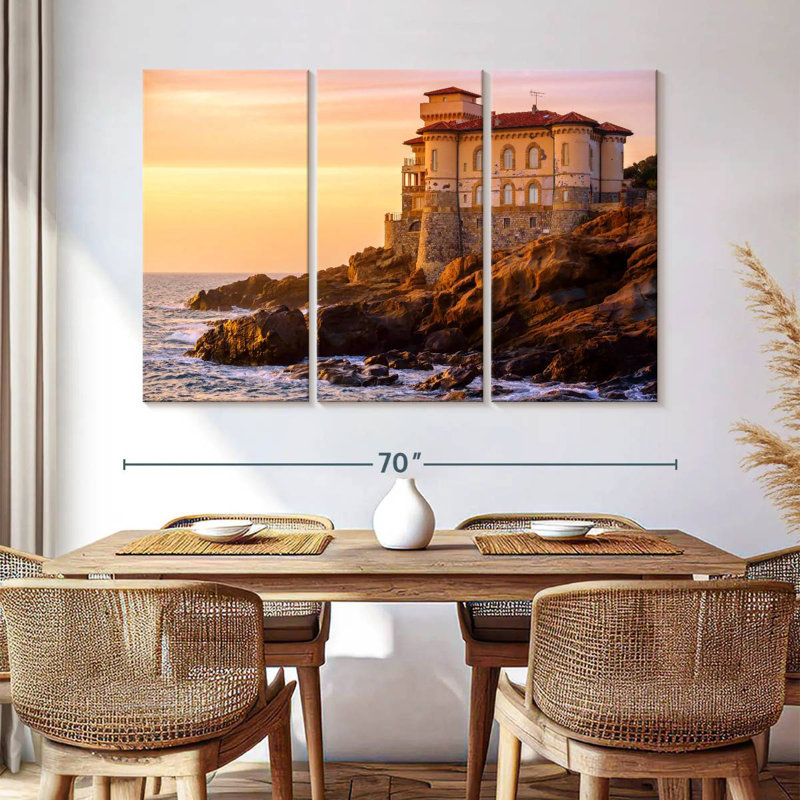 Lilie Boccale Castle, 42" H x 65" W