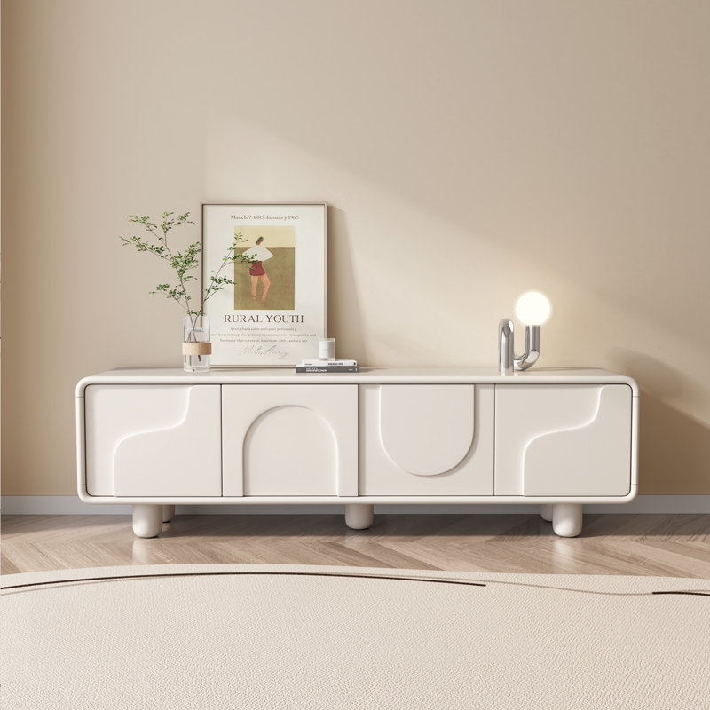 Ivy Bronx Modern TV Stand Cabinet - 4 Doors