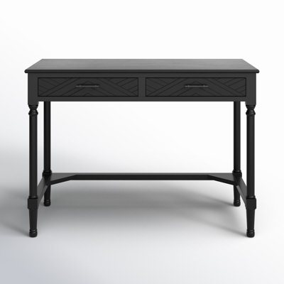 Handler 2-Drawer Writing Desk with Shelves