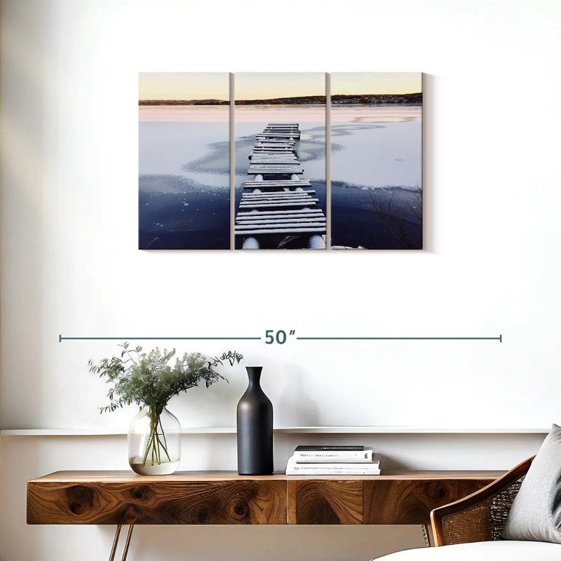 Alvord Frozen River Jetty, 20" H x 33" W
