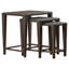 Table d'appoint en osier / rotin