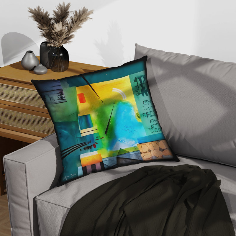 Tempo Rubato Stolen Time  Throw Pillow, 26"H x 26"W