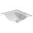 24'' Ceramic Rectangular Bathroom Sink With Overflow
