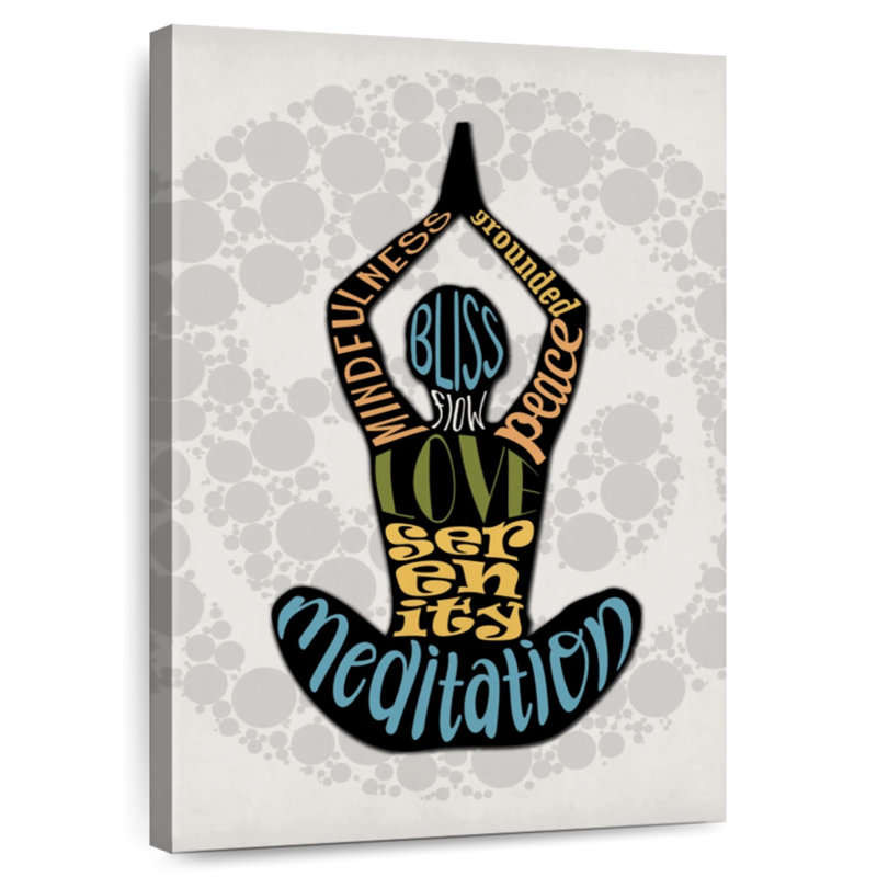 Senne Mindfulness Typography, 51" H x 34" W