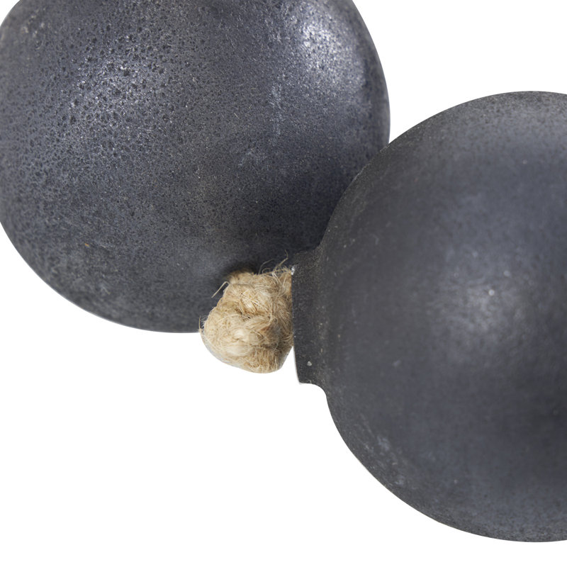 Guirlande Pearl, L 91 po, Noir
