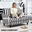 115cm Velvet Armchair-601698498