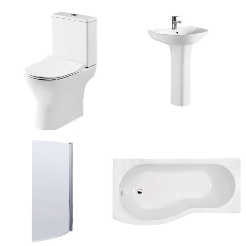 Bathroom Suite, Left-Handed