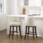 Tabouret de comptoir rembourré Lucia-113050974-113050975-128620582