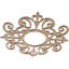 Médaillon de plafond 18 "x 18" x 5 7/8 "x P 3/8" Dijon-63411807-63411797