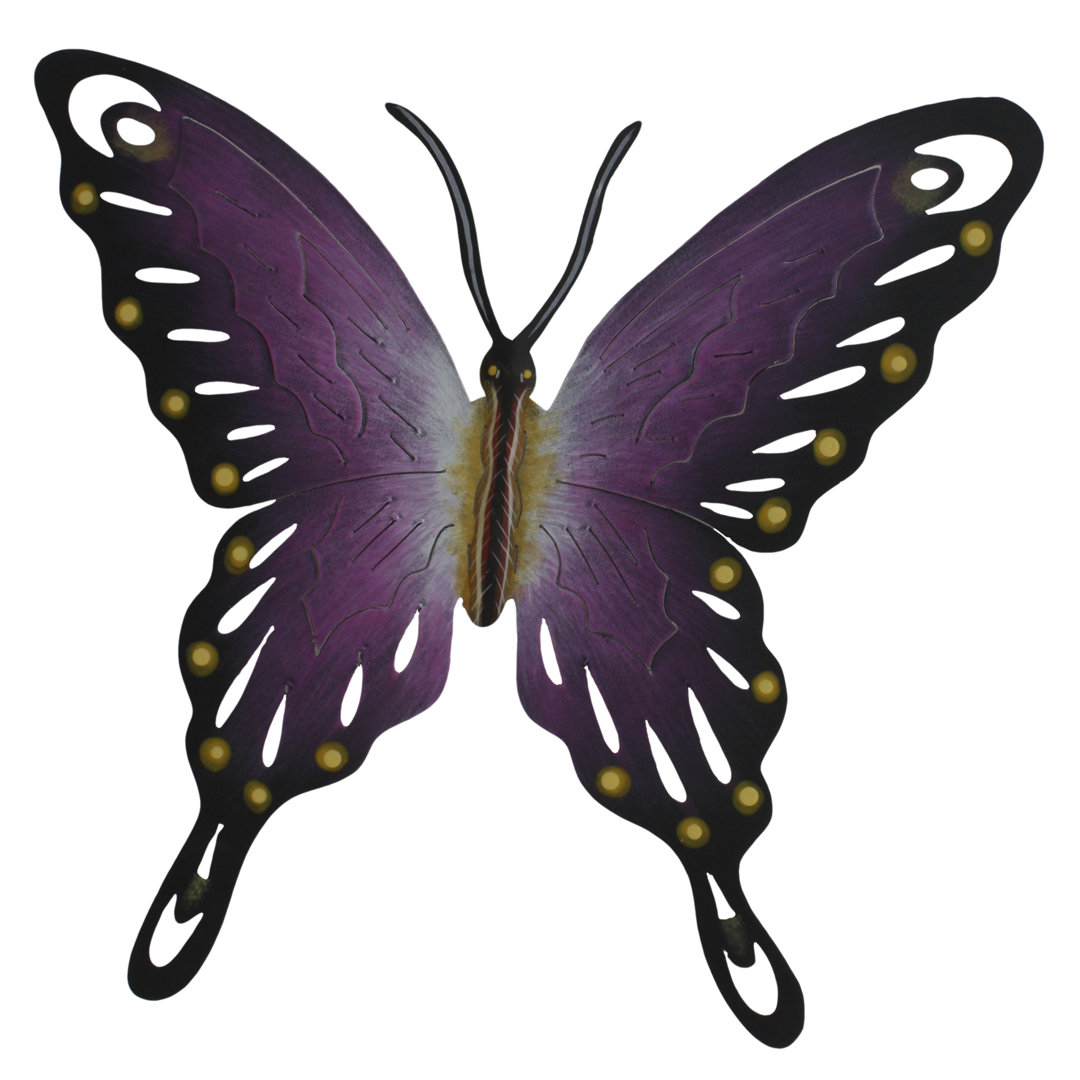 Handmade Coastal Plants & Flowers Wall Decor on Metal Bay Isle Home™