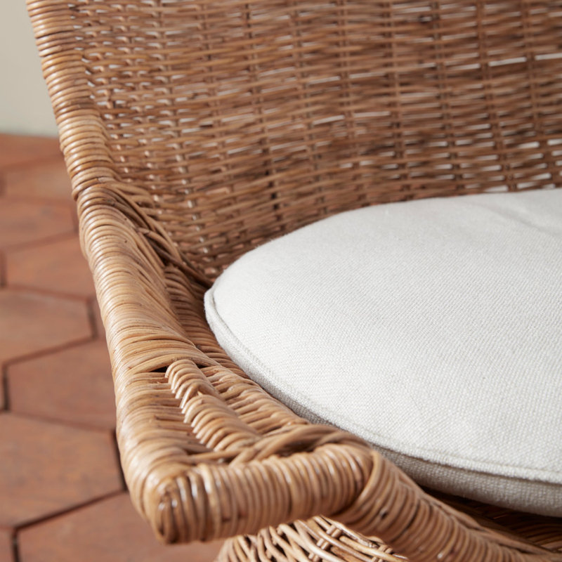 Healdsburg Boucle Swivel Chair, Linen