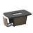 Baecher 24.61" H x 51.97" W Aluminum Outdoor Fire Pit Table with Wicker Base and Hidden Fuel Tank Storage-1167826889