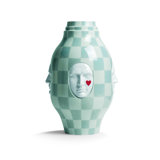 The Fantasy Blue/Gray 20.47" Porcelain Table Vase