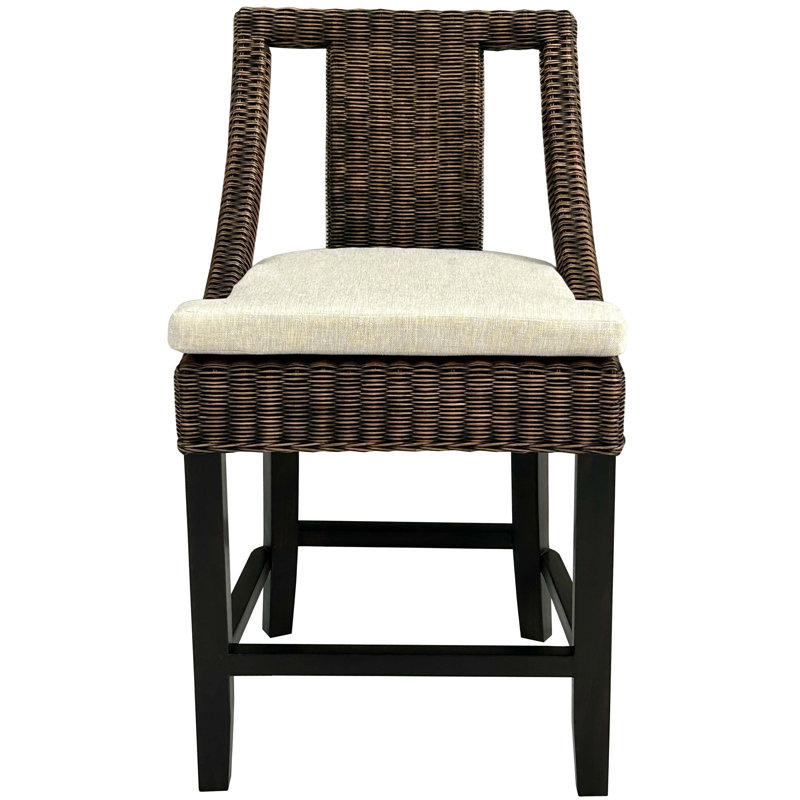 Tabouret de comptoir Saona brun antique Kubu, Tabouret de comptoir (siège d'une hauteur de 24,5