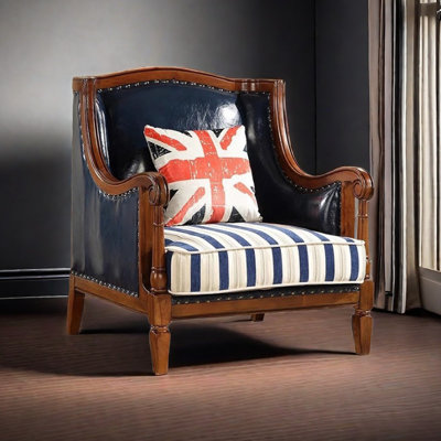 Fauteuil avec repose-pieds 33,4 po Asire