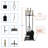 Verrett Iron Fireplace Tool Set-508439269-490206436
