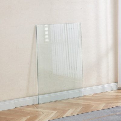 Rectangular Tempered clear glass top (Clear)